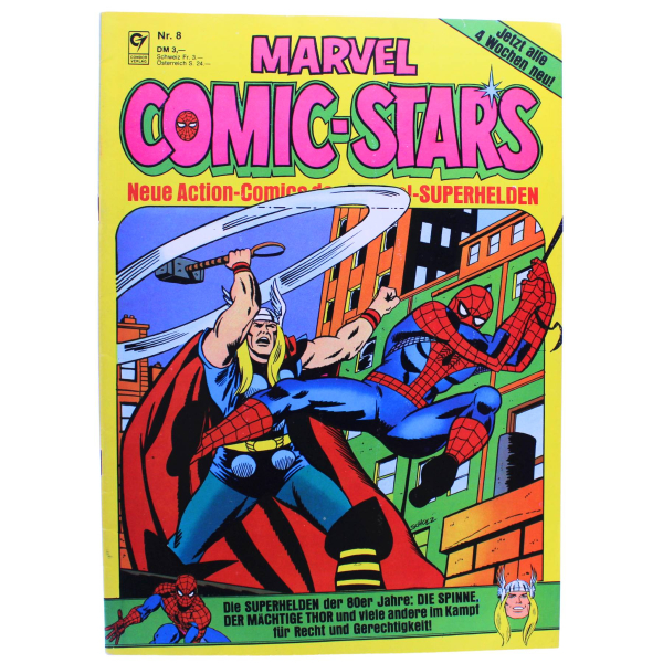 Marvel Comic-Stars Nr. 8 (1981) Condor Verlag | Thor & Spider-Man | Hoppla Stuff